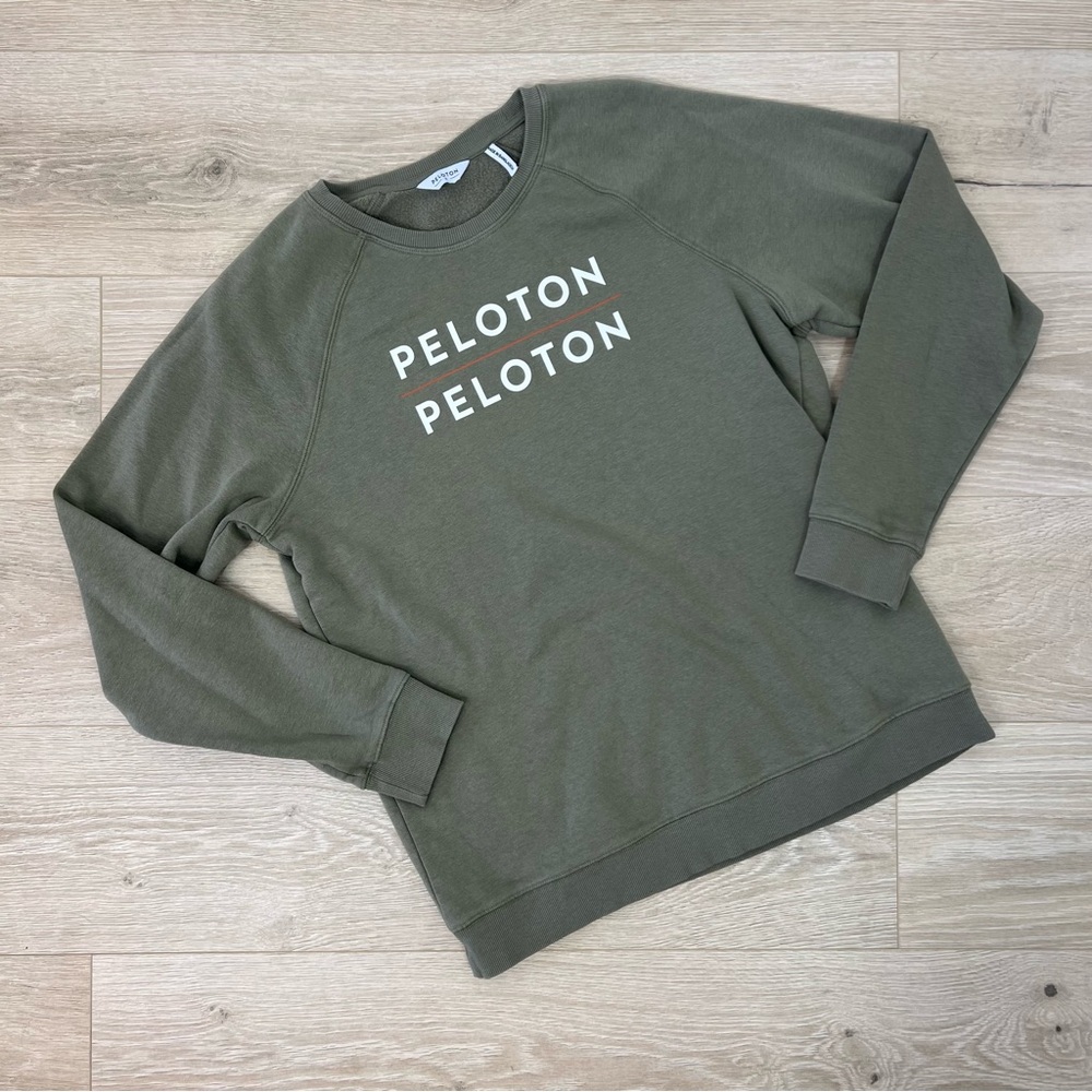 Peloton Green Heritage Crewneck Sweatshirt